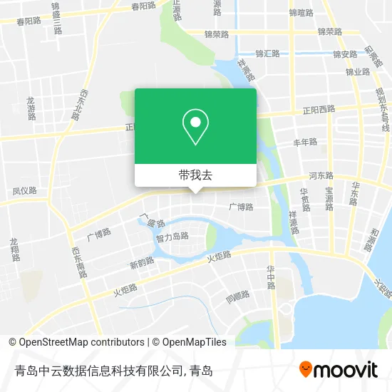 青岛中云数据信息科技有限公司地图