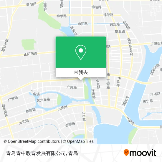 青岛青中教育发展有限公司地图