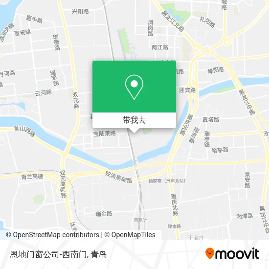 恩地门窗公司-西南门地图