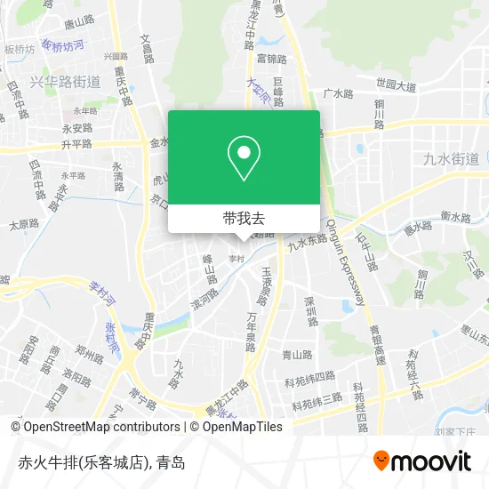 赤火牛排(乐客城店)地图