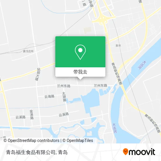 青岛福生食品有限公司地图