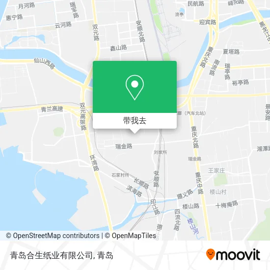 青岛合生纸业有限公司地图