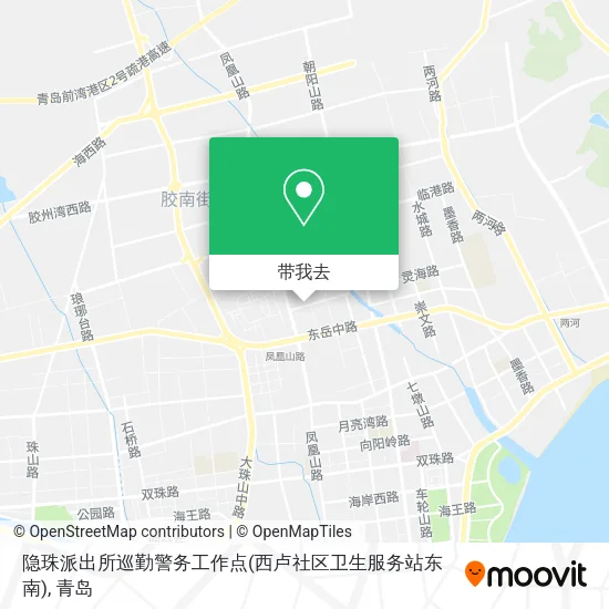 隐珠派出所巡勤警务工作点(西卢社区卫生服务站东南)地图