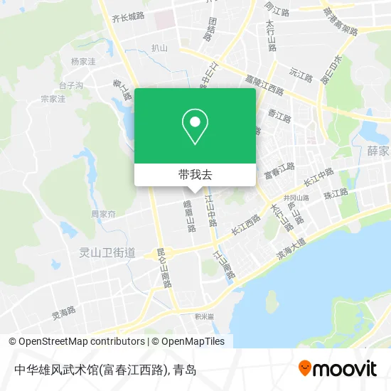 中华雄风武术馆(富春江西路)地图
