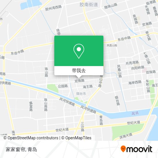 家家窗帘地图