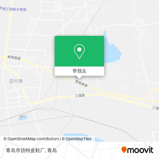 青岛市信特皮鞋厂地图