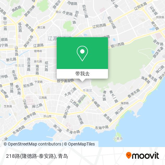 218路(隆德路-泰安路)地图