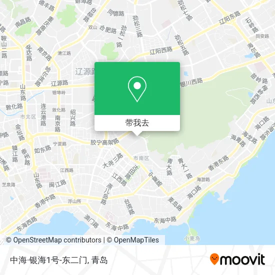中海·银海1号-东二门地图