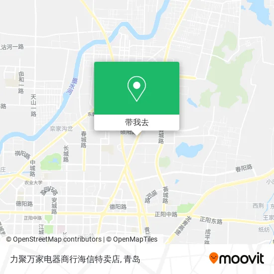 力聚万家电器商行海信特卖店地图