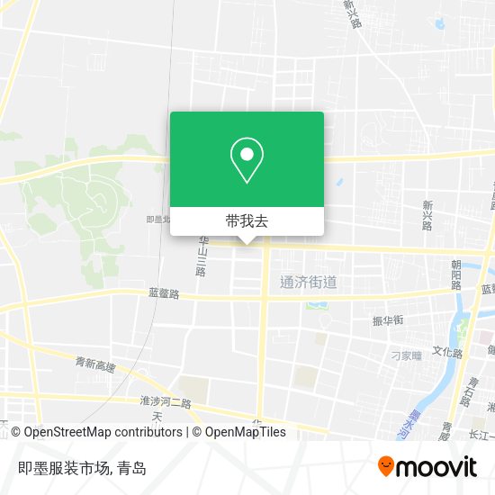 即墨服装市场地图