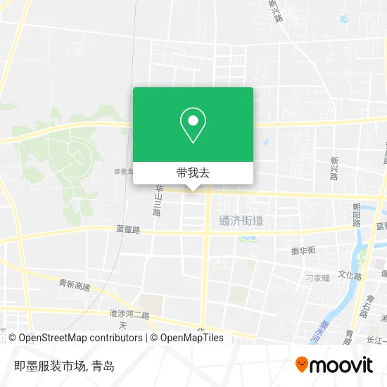 即墨服装市场地图