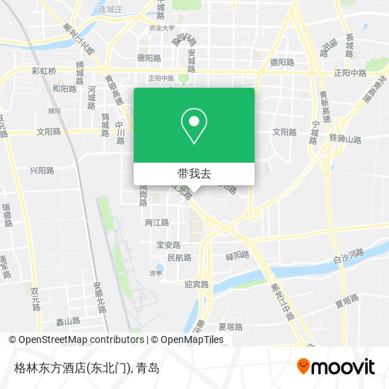 格林东方酒店(东北门)地图