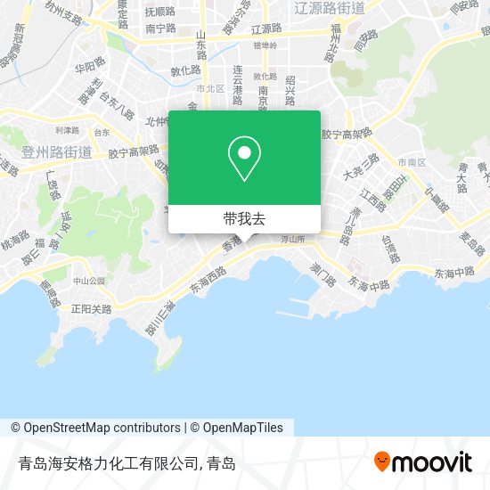 青岛海安格力化工有限公司地图