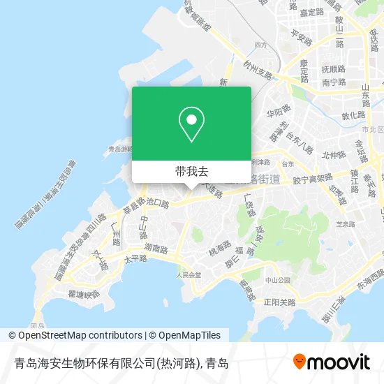 青岛海安生物环保有限公司(热河路)地图