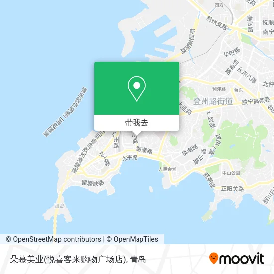 朵慕美业(悦喜客来购物广场店)地图