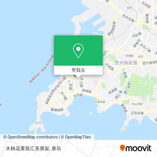 木棉花童装汇美展架地图