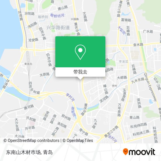 东南山木材巿场地图