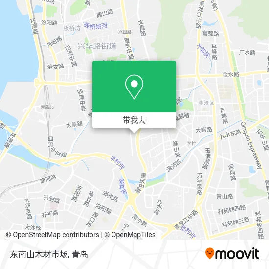 东南山木材巿场地图