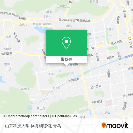 山东科技大学-体育训练馆地图