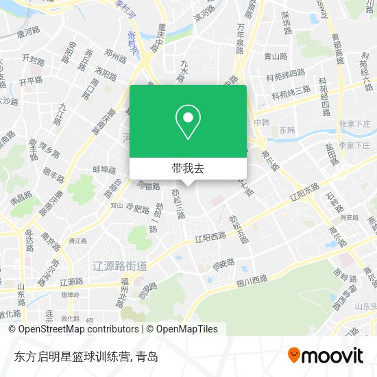 东方启明星篮球训练营地图