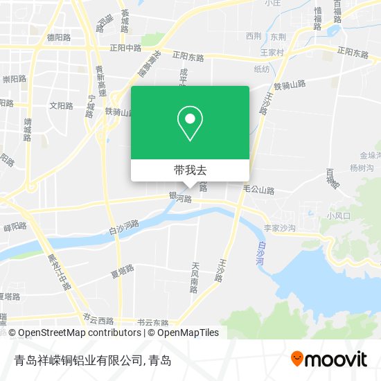 青岛祥嵘铜铝业有限公司地图