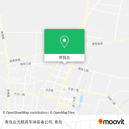 青岛众元模具车体装备公司地图