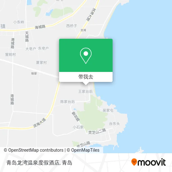 青岛龙湾温泉度假酒店地图