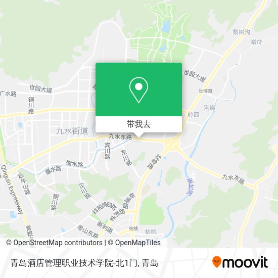 青岛酒店管理职业技术学院-北1门地图