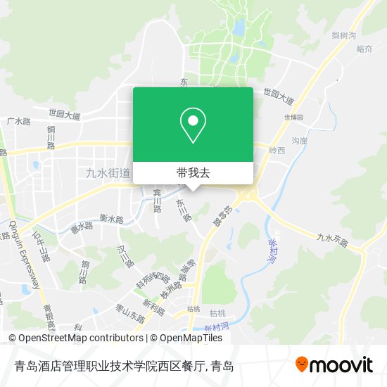 青岛酒店管理职业技术学院西区餐厅地图