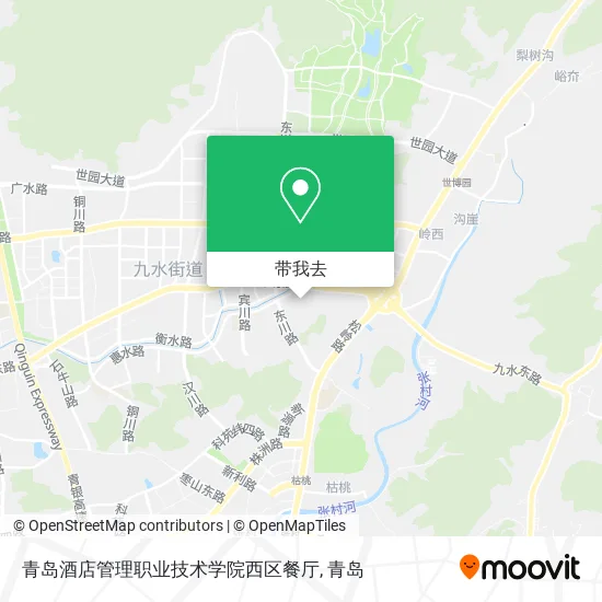 青岛酒店管理职业技术学院西区餐厅地图