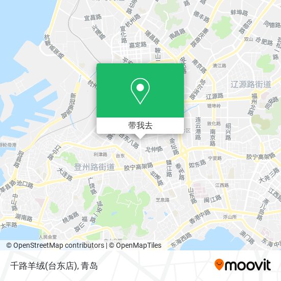 千路羊绒(台东店)地图