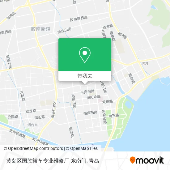 黄岛区国胜轿车专业维修厂-东南门地图