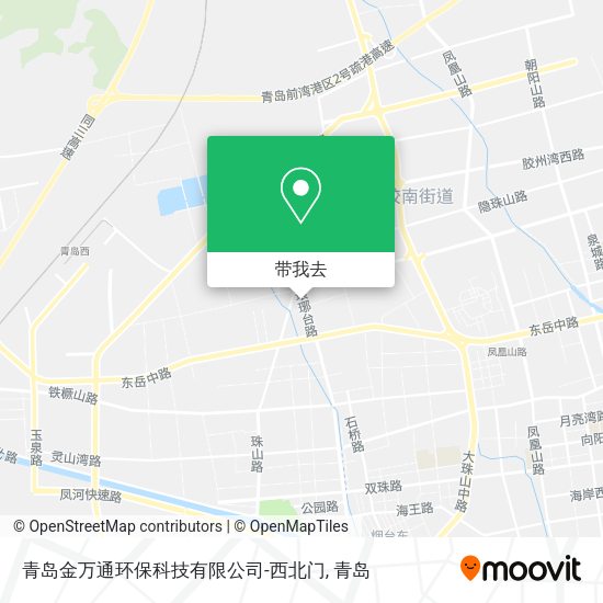青岛金万通环保科技有限公司-西北门地图
