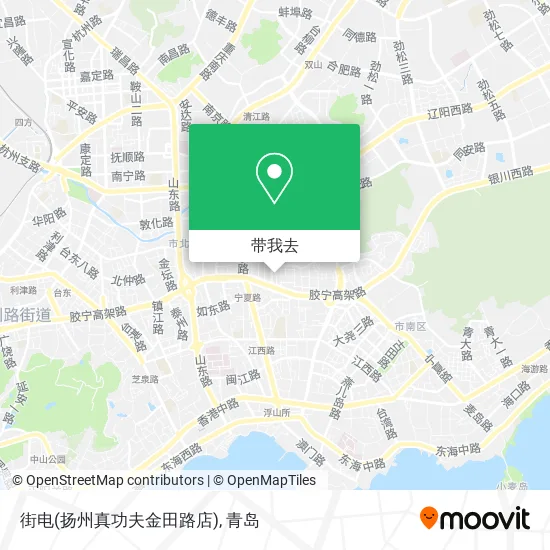 街电(扬州真功夫金田路店)地图