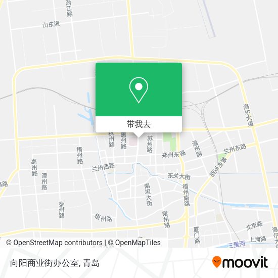 向阳商业街办公室地图