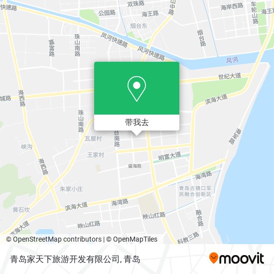 青岛家天下旅游开发有限公司地图