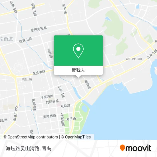 海坛路灵山湾路地图