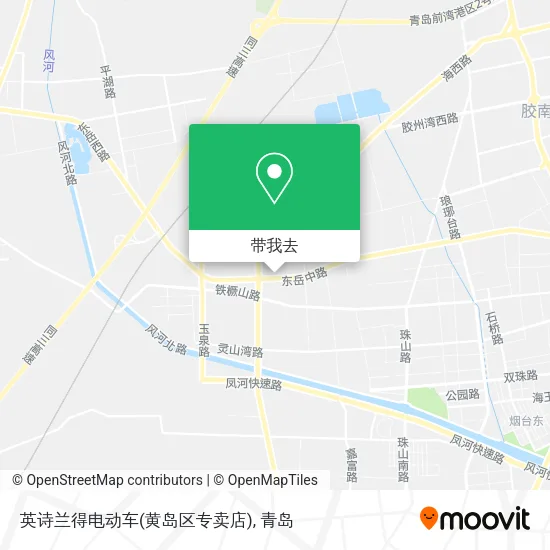 英诗兰得电动车(黄岛区专卖店)地图