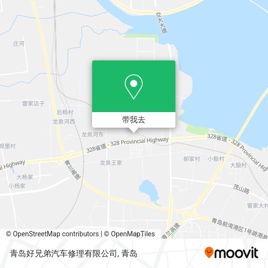 青岛好兄弟汽车修理有限公司地图