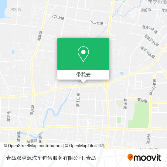 青岛双林源汽车销售服务有限公司地图