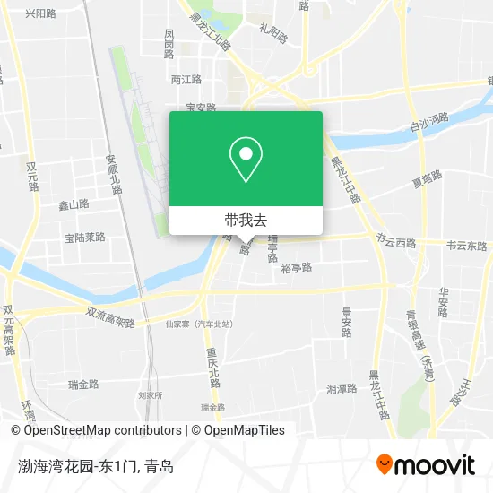 渤海湾花园-东1门地图