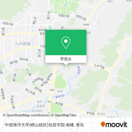 中国海洋大学(崂山校区)信息学院-南楼地图
