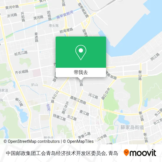 中国邮政集团工会青岛经济技术开发区委员会地图