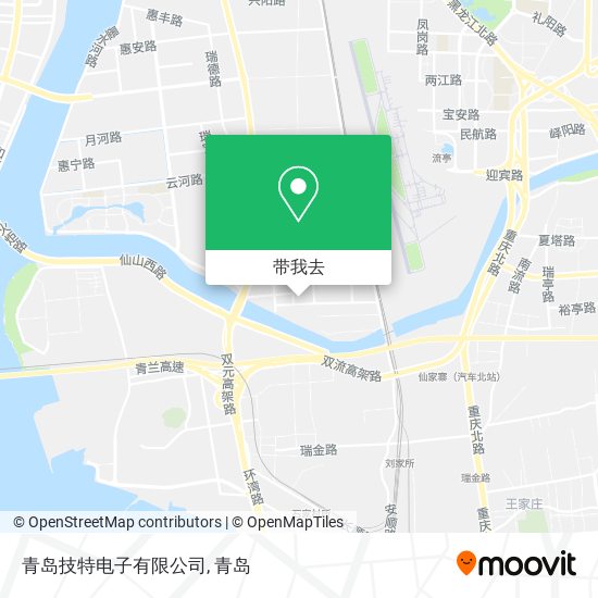 青岛技特电子有限公司地图