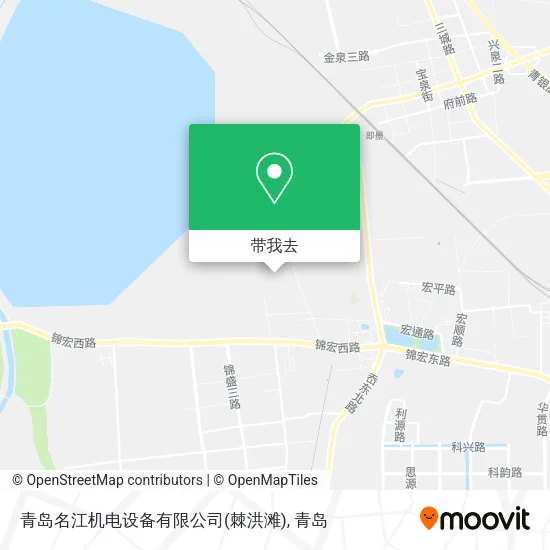 青岛名江机电设备有限公司(棘洪滩)地图