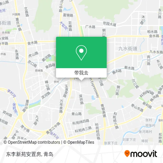 东李新苑安置房地图