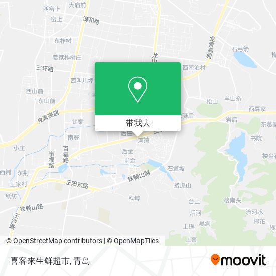 喜客来生鲜超市地图