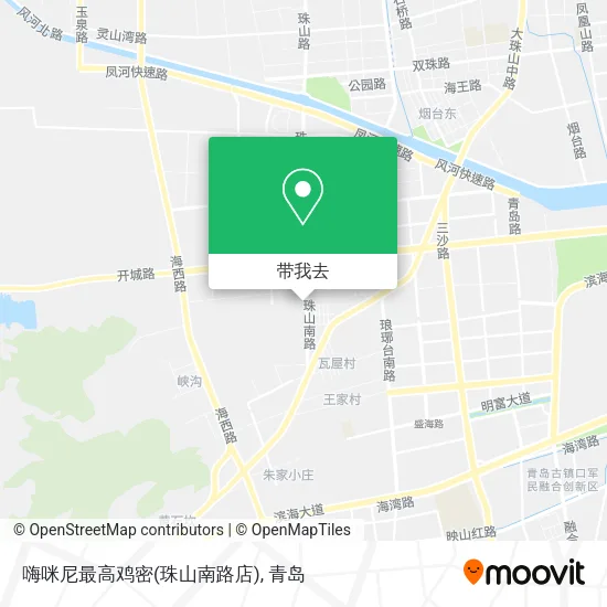 嗨咪尼最高鸡密(珠山南路店)地图