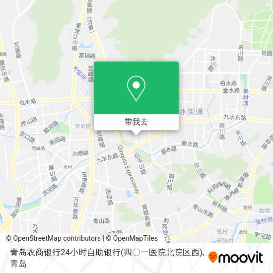 青岛农商银行24小时自助银行(四〇一医院北院区西)地图