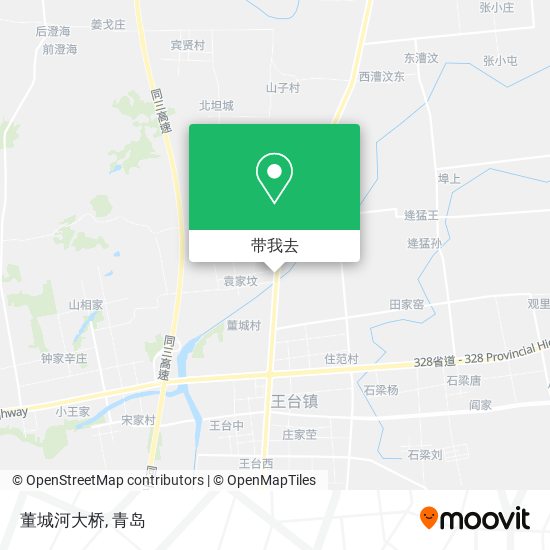 董城河大桥地图